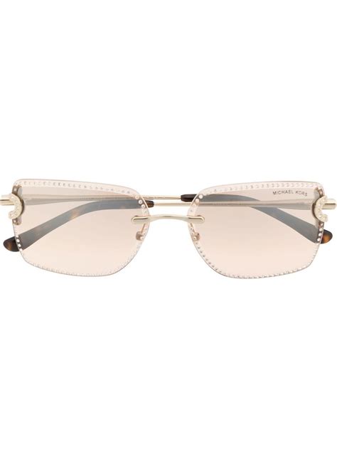 michael kors lon sunglasses rose|Michael Kors sunglasses with rhinestones.